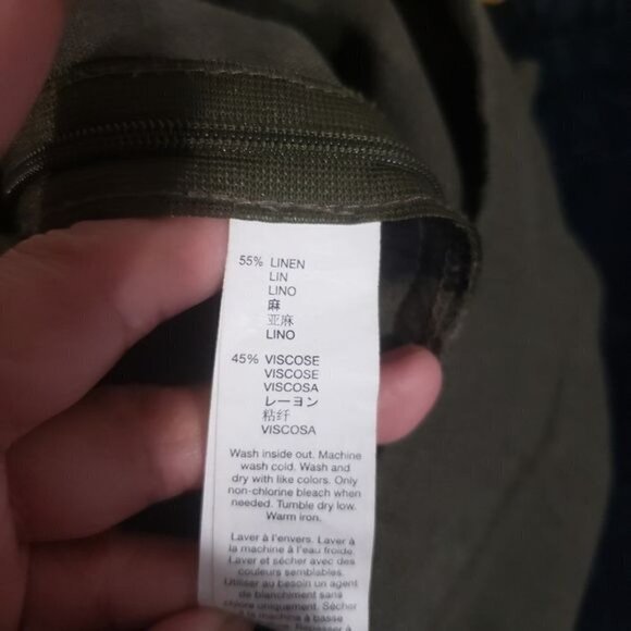 Gap Factory Olive Green Cast Skort size USA 6 - Picture 9 of 12